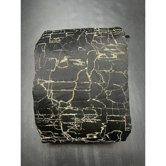 Donna Karan Black Onyx Full/Queen Duvet Cover + 2 Standard Shams + 2 Euro Shams - Picture 7 of 16